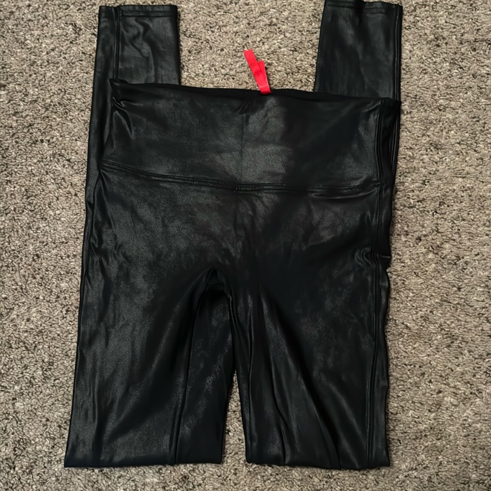 Spanx Faux Leather Leggings